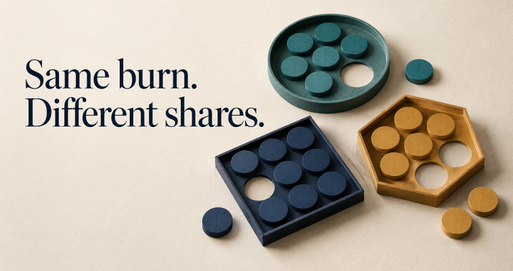 A Token Burn Cuts Supply. Whose Share Gets Bigger?