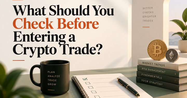 What Should You Check Before Entering a Crypto Trade?
