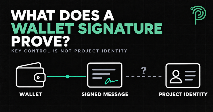 Does a Wallet Signature Prove a Crypto Project Is Official?