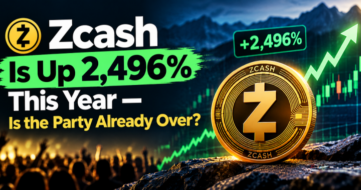 Zcash Is Up 2,496% This Year — Is the Party Already Over?