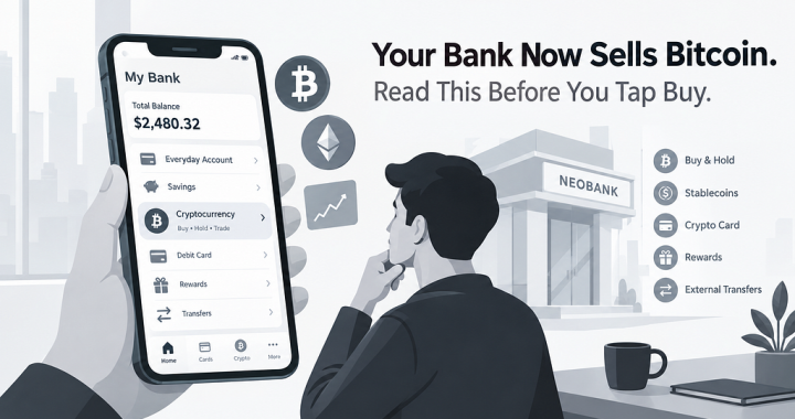 Your Bank Now Sells Bitcoin. Read This Before You Tap Buy.