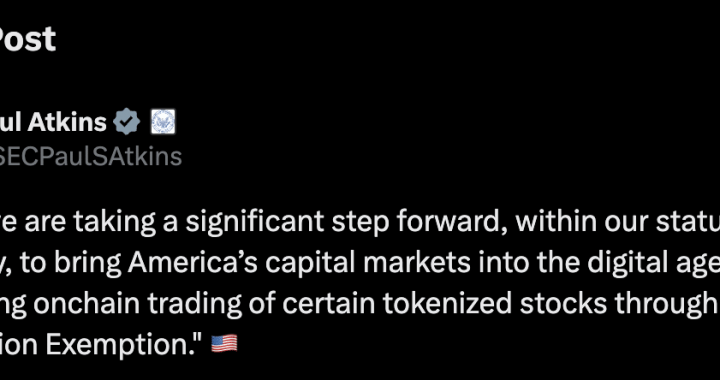 SEC Sets Guardrails for Tokenized Stock Trading Venues