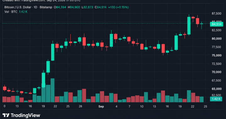 Bitcoin Price Stalls at $84K as $80M Long Liquidation Wave Hits