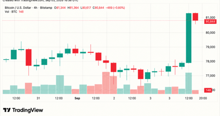 Bitcoin Price Barrels Toward $81K as Shorts Lose $415M