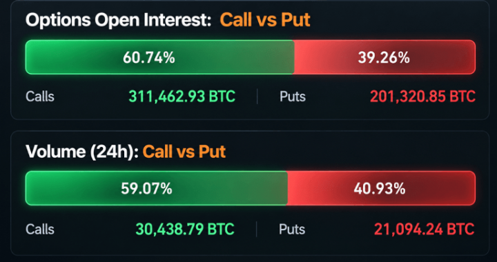 Bitcoin Traders Pile Into Calls as $100B Derivatives Bet Builds