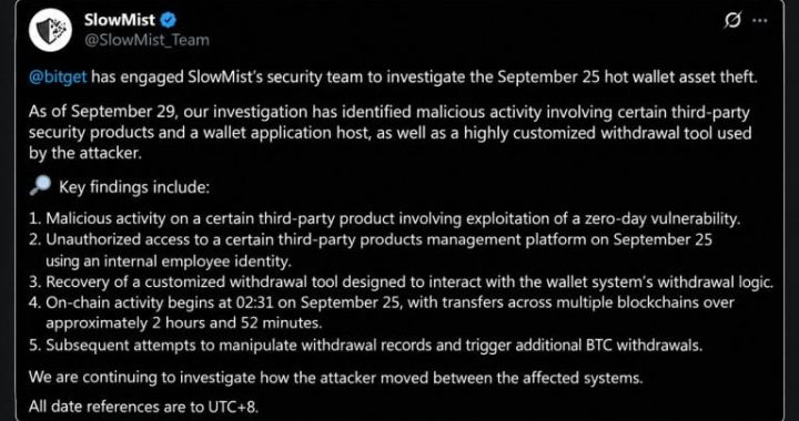 Bitget Hackers Were Inside the Exchange for 25 Days Before $388M Heist