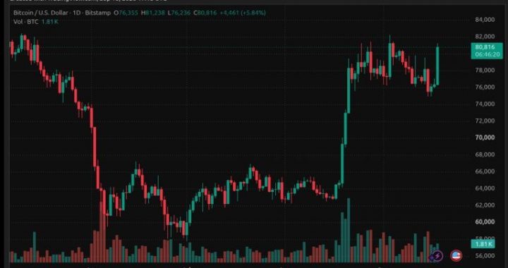 Bitcoin Price Hits $81K on Renewed Spot Demand, Leverage Reset