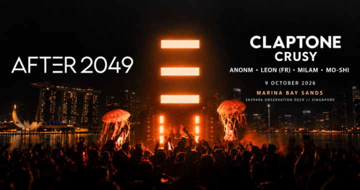 AFTER 2049 Confirms Headliners Claptone and Crusy for Singapore Grand Prix Weekend Kickoff