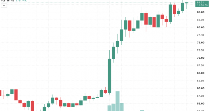 HYPE Price Hits Record $89.67 as UBS, Jane Street Hold HYPE ETFs