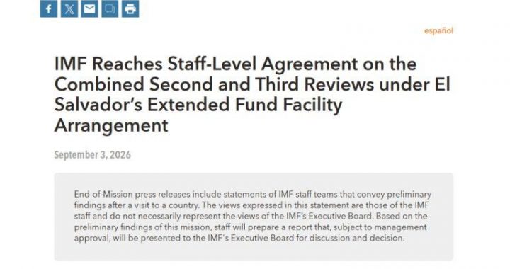 IMF Reveals Donations Fund El Salvador Bitcoin Accumulation