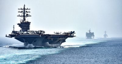 US military escorts 40 vessels, strikes 60 Iranian targets in Hormuz