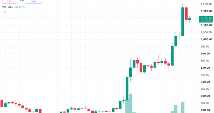 Zcash Surges 2,496% as Privacy Sector Leaves Crypto Rivals Behind