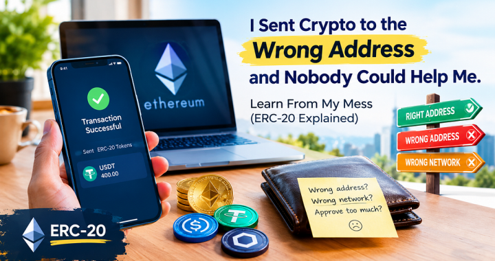 I Sent Crypto to the Wrong Address and Nobody Could Help Me. Learn From My Mess (ERC-20 Explained)