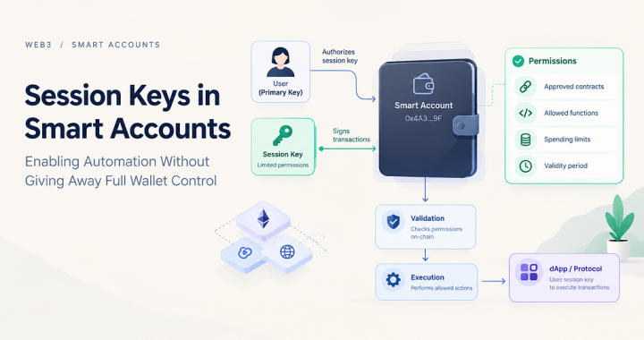 Session Keys in Smart Accounts: Enabling Automation Without Giving Away Full Wallet Control