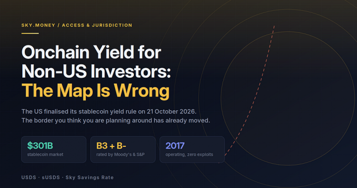 Onchain Yield for Non-US Investors: The Map Is Wrong