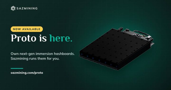 Sazmining Brings Proto’s Immersion Hashboards to Individual Owners, With 0% Financing From $1,397 Down