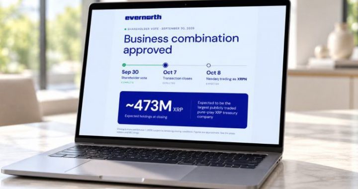 Evernorth Won Shareholder Vote, Putting 473 Million XRP Near Nasdaq