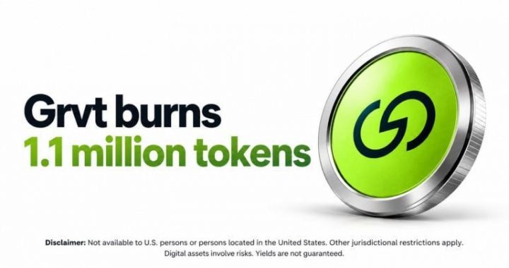 GRVT Burns 1.1 Million Tokens as Countdown to Grvt 2.0 Begins