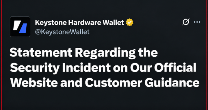 Keystone Breach Deepens as 18,835 Crypto Hardware Wallets Face Destruction