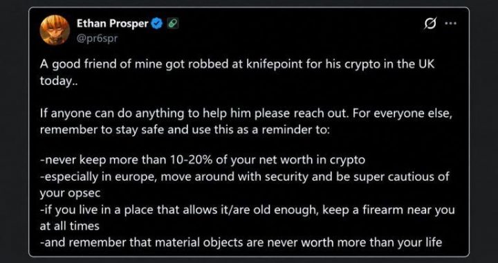 Robbers Tied up a UK Crypto Trader at Knifepoint and Took $800K