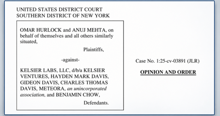 US Judge Dismisses Libra Crypto Class Action Against Kelsier