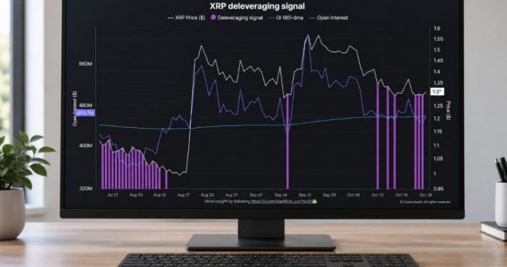 XRP Flashes Signal Seen Before 72% Rally as Binance Leverage Falls