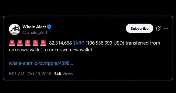 XRP Whale That Stacked Above $2 Just Moved 82 Million Tokens