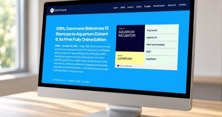 XRPL Commons Selects 13 Startups for Payments, AI, and DeFi Push